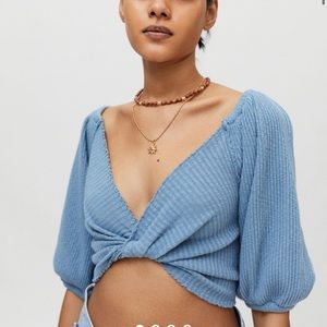 UO lena twist front-top
